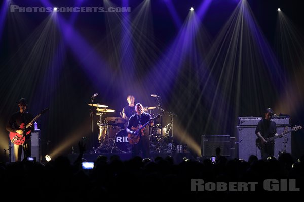 RIDE - 2022-12-18 - PARIS - Elysee Montmartre - Mark Stephen Gardener - Andrew Piran Bell - Laurence John Colbert - Steve Queralt